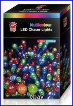 1000 LED Super Bright Multicoloured Christmas Chaser Light 8 Mode Outdoor Indoor