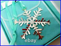 100% Genuine Tiffany & Co snowflake ornament sterling silver