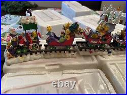 10 Piece Lot 2003 Simpsons Christmas Express Collection Train Car Ornaments