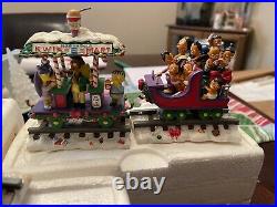 10 Piece Lot 2003 Simpsons Christmas Express Collection Train Car Ornaments