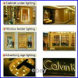 10ft-250ft 1 LED COB Module Lights Waterproof Store Front Window Sign Lamps Kit