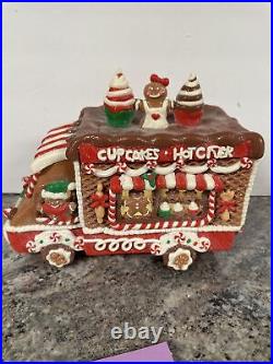 11-1/2 Gingerbread Peppermint Candy Cupcake Sweet Treat Truck Valerie Parr Hill
