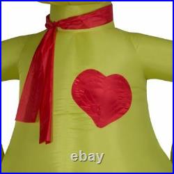 11' GRINCH Christmas Airblown Lighted Yard Inflatable LIGHT HEART GROWS 3 SIZES