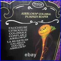 12' Airblown Colossal Pumpkin Reaper Halloween Inflatable Yard Decoration