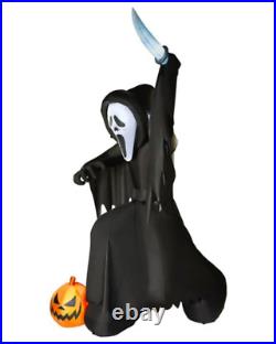 12 Ft. Officially Licensed Scream Ghost Face LED Inflatable Halloween Decoration