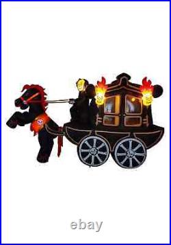 12' Inflatable Halloween Carriage Decoration