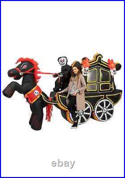 12' Inflatable Halloween Carriage Decoration