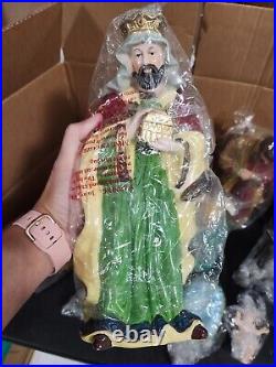 12 inch Tall 11-Piece Set of Large Christmas Nativity Scene Figurines