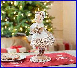 13 Baking Gingerbread Lace Mrs. Claus Figurine by Valerie Hill QVC