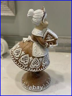 13 Baking Gingerbread Lace Mrs. Claus Figurine by Valerie Parr Hill