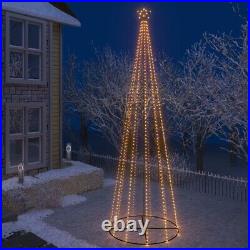 16FT 732LEDs Christmas Tree Cone String Light Star Upper Xmax Outdoor Yard Decor