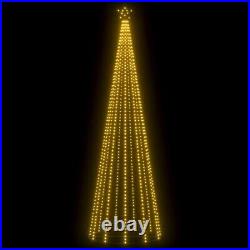 16FT 732LEDs Christmas Tree Cone String Light Star Upper Xmax Outdoor Yard Decor