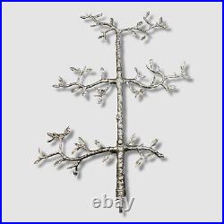 $1750 Michael Aram Silver Espalier Christmas Ornament Hanging Tree Large