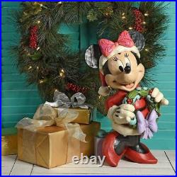 17 Disney Holiday Minnie Mouse Designed by Jim Shore, Christmas Decor NEW