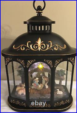 18 Lighted Mr. Christmas Large Lantern Nativity Jesus Mary Valerie Parr Hill