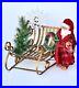 1950_s_Hand_Crafted_Vintage_Christmas_Large_Gold_Metal_Sleigh_Including_Santa_01_uver
