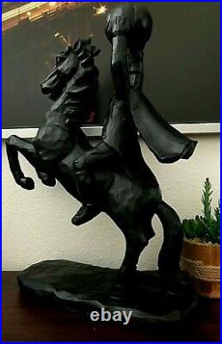 19 Sleepy Hollow Headless Horseman Ichabod Crane Statue Prop Decor Halloween