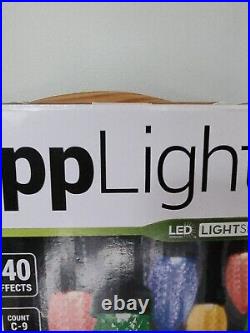 1 Box Gemmy APPLIGHTS 24 Count C9 140 Effects Xmas multi color & white