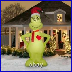 2021 NEW 11' FT Tall The Grinch Heart Grows 3 Sizes Airblown Inflatable