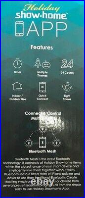 24 Holiday Show Home APP Lights Multi-Function Color-Changing Icicle LEDs