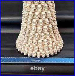 24 XL Day of the Dead Skeleton Bride withAll Skulls & Roses Dress Statue Figurine