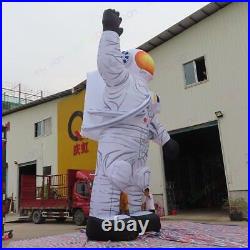 26ft 8m Tall Giant Inflatable Astronaut With LED Light / Lighting Astronaut ul#