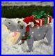 2_FT_Christmas_lighted_tinsel_fabric_Hippo_carrying_gift_box_yard_decor_LED_01_qhy
