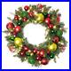 30_In_Artificial_Pre_Lit_LED_Festive_Holiday_Wreath_01_fyu