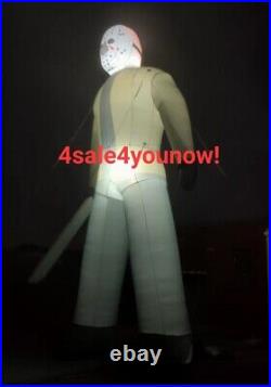 32' Foot Inflatable Jason Voorhees Friday The 13th New With Led Lights