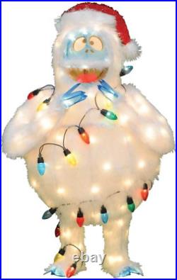 32-Inch Pre-Lit Rudolph the Red-Nosed Reindeer Bumble Christmas Yard Decoration