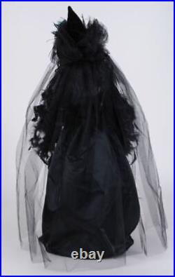 32 Karen Didion Priscilla Peacock Witch Doll Figure Blue Retro Halloween Decor