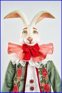 32 Katherine's Collection Basil Bunny Rabbit Boy Doll Easter Spring Decor