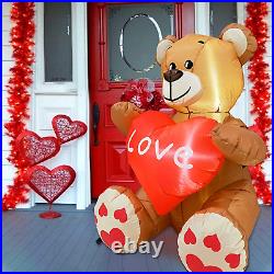 3.5 Foot Inflatables Bear Day Decorations Outdoor Blow Valentine's Valentine'S