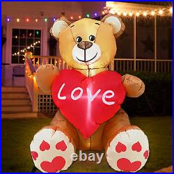 3.5 Foot Inflatables Bear Day Decorations Outdoor Blow Valentine's Valentine'S