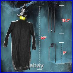 3 Pcs 2022 Newest Large Halloween Witch Decorations Outdoor, 63 Inches Light up