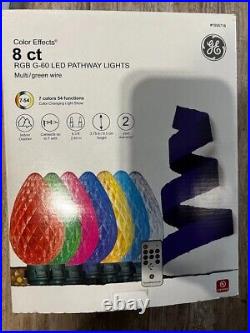3 boxes 8 GE 7 Color Effects 57 functions G-60 RGB Pathway LED Lights withRemote