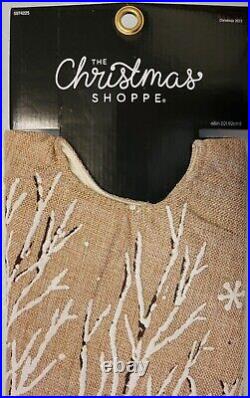 48 Tree Skirt & 4 Christmas Stockings Deer Brown Rustic Hobby Lobby Farmhouse