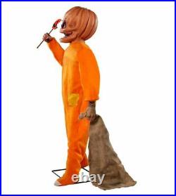 4.3' Moving & Laughing Sam From Trick'r Treat Animatronic Halloween Decoration
