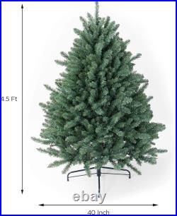 4.5/6/6.5/7/7.5/9FT Hinged Artificial Pre-lit Christmas Tree with Lights