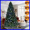 4_5_6_7FT_Pre_Lit_Fiber_Optic_Artificial_Christmas_Tree_Xmas_LED_Lights_Decor_01_el