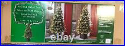 4.5 ft Pre-Lit Aspen Artificial Potted Christmas Tree