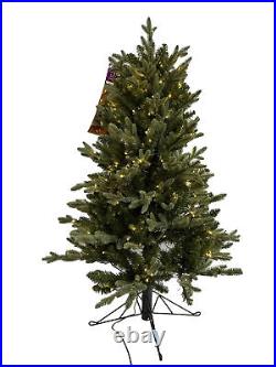 4 Foot Slim Style Artificial Christmas Tree 340 Radiant Micro LED Lights OPEN Ne