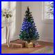 4_Foot_Tall_Beautiful_Fiber_Optic_Christmas_Tree_with_Gold_Tone_Base_Holiday_Decor_01_ntdv