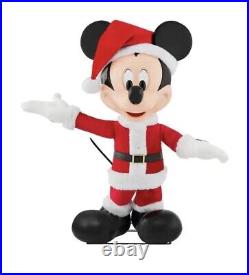 4 ft. Animated Holiday Mickey Disney IN HAND FREE SHIP