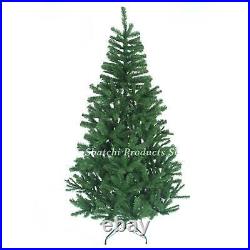 4ft-12ft Artificial Bushy Green Christmas Tree Metal Stand Pine Xmas Decorations