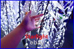 4ft LED Willow Weeping Tree Christmas Light Home Wedding Decor 480pcs LEDs White