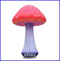 4m Full Printing Colored Giant Inflatable Mushroom for Theme Park, Event, Part s