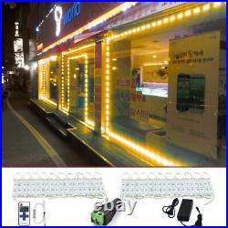 5050 LED Bulb Module Lights Club Store Front Window Sign Backlight Lamp withRemote