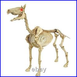 54 Standing Halloween Skeleton Pony prop (New in box)