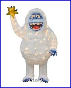 56 in. Rudolph 3D Pre-Lit Led Yard Art Bumble with Star Christmas Display Piece